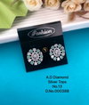 AD Diamond Rose Gold And Silver Party Wear Butti And Tops Wholesale Shop In Surat
